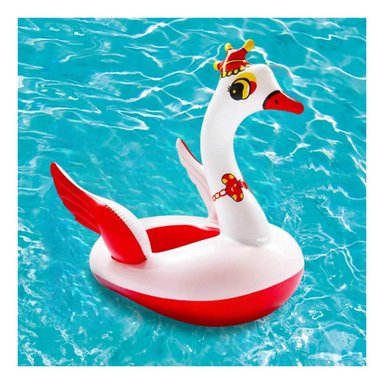 INFLABLE RYBIU MG-1080 MULTICOLOR MODERNO CISNE + LIGAS REGALO
