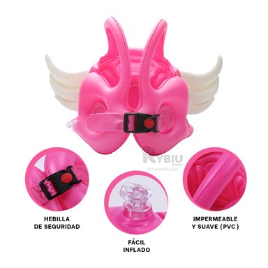 CHALECO RYBIU YYQ-E1001 ROSADO UTIL ANGEL + ENVOLTORIO REGALO