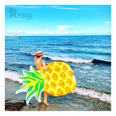 SALVAVIDAS RYBIU 58761EU AMARILLO DURABLE FORMA PINA 124X216CM + REGALO AGENDITA