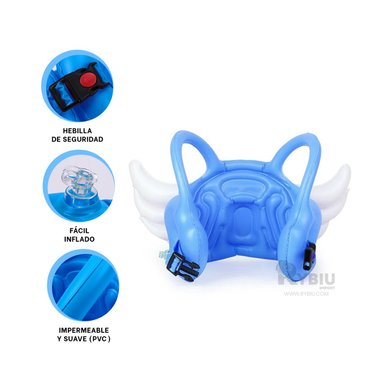 CHALECO RYBIU YYQ-E1001 AZUL UTIL ANGEL + ENVOLTORIO REGALO