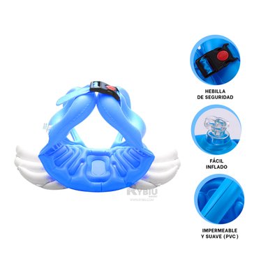 CHALECO SALVAVIDAS RYBIU YYQ-E1001 AZUL EN + REGALO AGENDITA