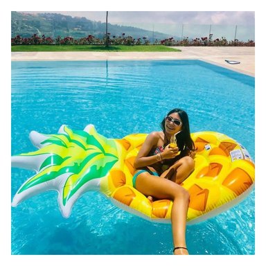 INFLABLE RYBIU 58761EU AMARILLO MODERNO PINA + LIGAS REGALO