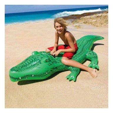 INFLABLE RYBIU 58562NP VERDE MODERNO COCOCDRILO + LIGAS REGALO