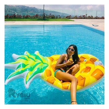 SALVAVIDAS RYBIU 58761EU AMARILLO DIDACTICO FORMA PINA + REGALO STICKERS