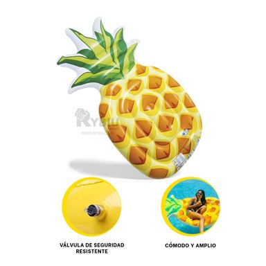 SALVAVIDAS RYBIU 58761EU AMARILLO VERSATIL FORMA PINA + GIFT MINIAGENDA - 3