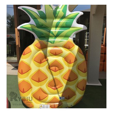 FLOTADOR RYBIU 58761EU AMARILLO CON DISEÑO PIÑA 124X216CM + PAPEL REGALO