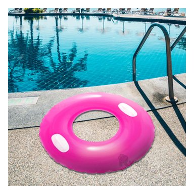 FLOTADOR RYBIU 59258NP FUCSIA DISEÑO CON ASA 76CM + PAPEL REGALO