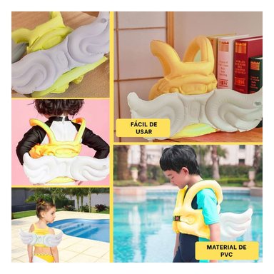 INFLABLE RYBIU YYQ-E1001 AMARILLO ENTRENAR EN PISCINA + POST-IT ADHESIVOS