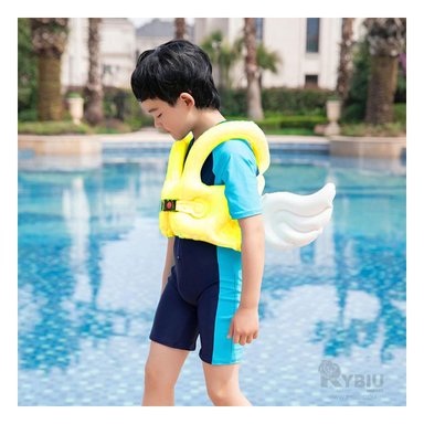 FLOTADOR RYBIU YYQ-E1001 AMARILLO NATACION S + PAPEL REGALO