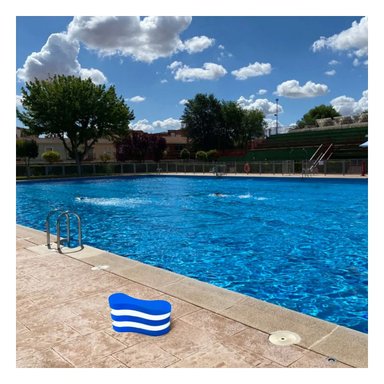 ACCESORIO PISCINA RYBIU MG-2410A AZUL PULL BOY USO RECREATIVO + PAPEL REGALO