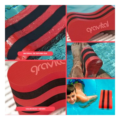 FLOTADOR RYBIU MG-2410A AZUL ROJO EJERCICIOS + REGALO AGENDITA