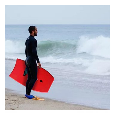 ACCESORIO PISCINA RYBIU GR-33 ROJO BODY SURF MANIOBRABLE FUNCIONAL + REGALO STICKERS