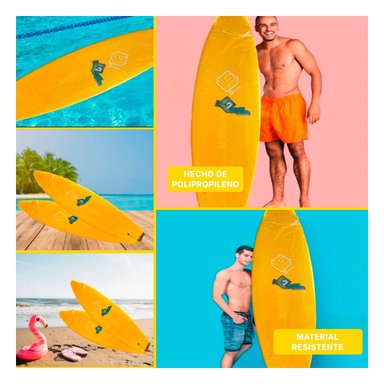 TABLA RESISTENTE PARA APRENDIZAJE DE SURF INFANTIL Y+POST IT