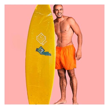 TABLA PARA AVENTURAS EN AMARILLO 8 PIES Y+PAPEL DE REGALO