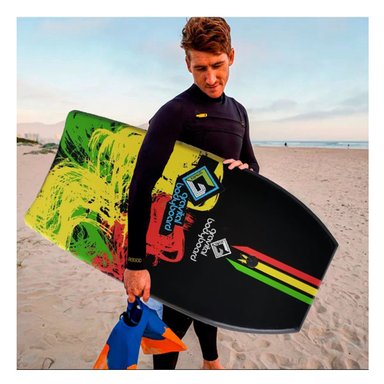 TABLA SURF RYBIU BODY ESTILOSO MULTICOLOR 37'' + ENVOLTORIO REGALO