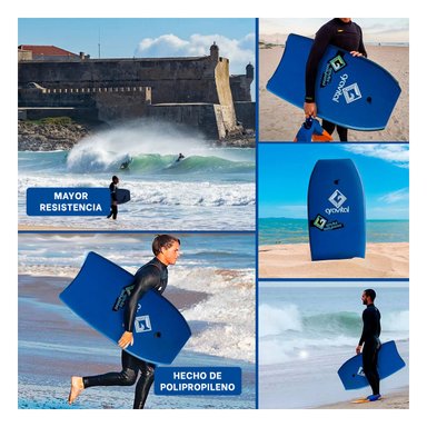 TABLA RYBIU GR-33 AZUL COMPACTA PLAYAS + GIFT STICKERS