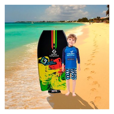 TABLA SURF RYBIU BODY MANIOBRABLE MULTICOLOR + REGALO STICKERS