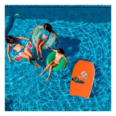 BODY SURF ESTILOSO ANARANJADO 37'' Y+ENVOLTORIO DE REGALO