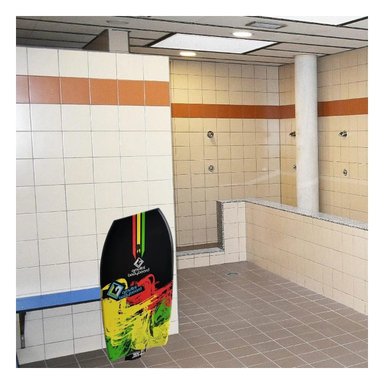 TABLA NATACIÓN RYBIU GR-42 MODERNA MULTICOLOR + LIGAS REGALO