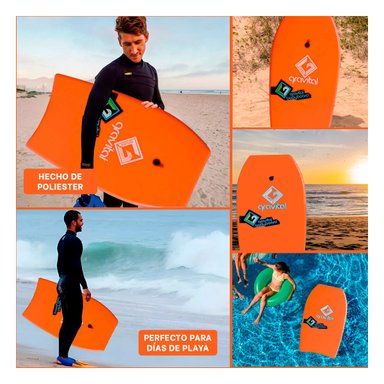 BODY SURF VERSATIL EN ANARANJADO 37'' Y+GIFT STICKERS