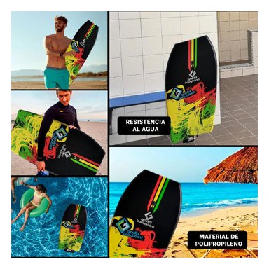TABLA SURF RYBIU BODY DESLIZARSE MULTICOLOR + REGALO AGENDITA