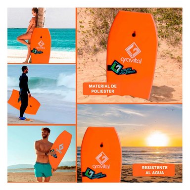 ELEMENTO PARA PLAYA BODYBOARD 37 PULGADAS 93,5 CM X 48,5 CM X 5,5 CM Y+POST IT