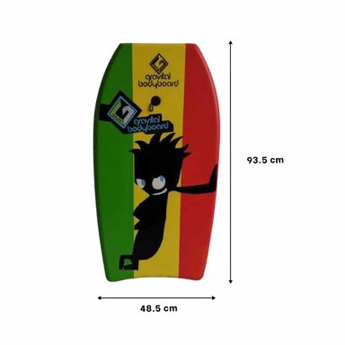 TABLA NATACIÓN RYBIU GR-37 AERODINAMICA MULTICOLOR + GIFT STICKERS - 5
