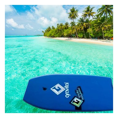 TABLERO NATACIÓN RYBIU 40 AZUL + ENVOLTORIO REGALO