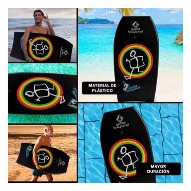 PLANCHA NATACIÓN RYBIU GR-37 VERSATIL NEGRO + POST-IT ADHESIVOS