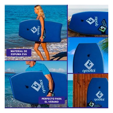 TABLERO NATACIÓN RYBIU EVA-40 VERSATIL Y VERANIEGA AZUL + REGALO AGENDITA