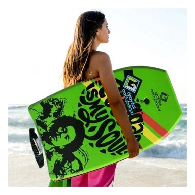 PLANCHA NATACIÓN RYBIU GR-37 LIGERA Y RESISTENTE VERDE LIMON + LIGAS REGALO