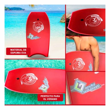 TABLA RYBIU INNOVADORA EL MAR 41 ROJO + PAPEL REGALO - 4