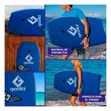 TABLERO BUCEO RYBIU SOFISTICADA 40 AZUL + GIFT STICKERS
