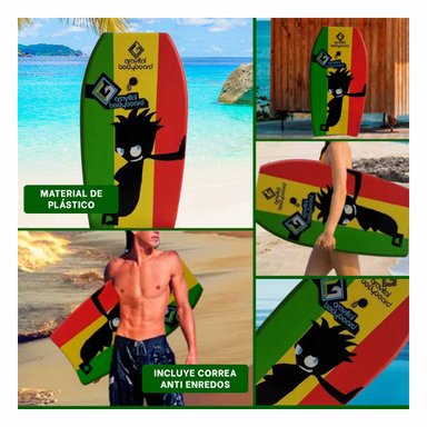 TABLA NATACIÓN RYBIU BODY BOARD ESTILIZADA NIÑOS MULTICOLOR + PAPEL REGALO - 4