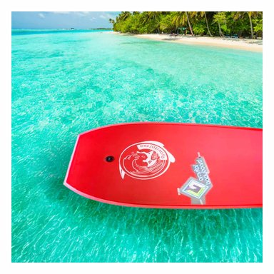 TABLERO NATACIÓN RYBIU GR-41 PRACTICA Y FLOTADORA ROJO + REGALO STICKERS