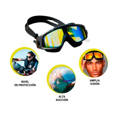 VISORES RYBIU VE31884 NEGRO RESISTENTE Y DURADERO + REGALO AGENDITA