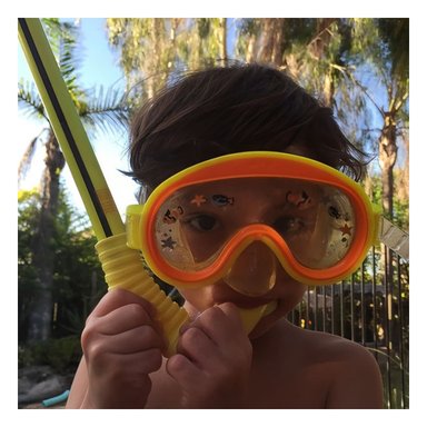 ANTEOJOS RYBIU VE31886 NARANJA CON POLICARBONATO + LIGAS REGALO