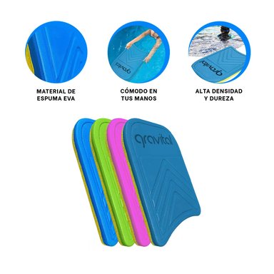 TABLA NATACIÓN RYBIU MG-8004 PERFECTO VERANO AZUL + GIFT STICKERS - 3