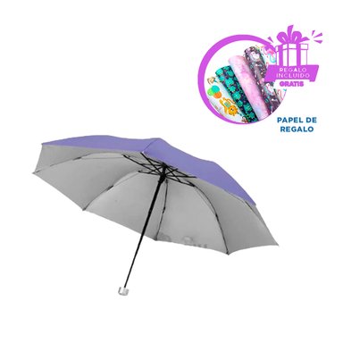 SOMBRILLA RYBIU VE30202 FACIL USO + PAPEL REGALO MORADO