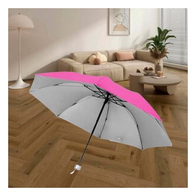 PARAGUAS RYBIU VE30206 PRACTICO CARGAR + REGALO AGENDITA ROSADO