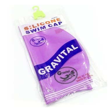 GORRO NATACIÓN RYBIU MG-SC-4602 MORADO + REGALO LIGAS PEINAR