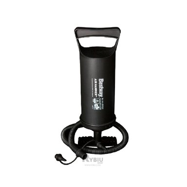 INFLADOR RYBIU 62003 BOMBA MANUAL AIRE NEGRO + BANDERITAS ADHESIVAS