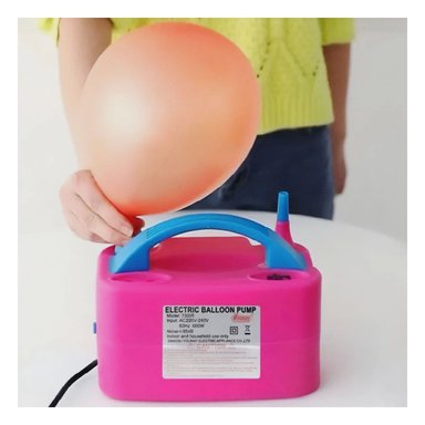 INFLADOR RYBIU VE31866 BOMBA MODERNA GLOBOS FUCSIA + LIGAS REGALO