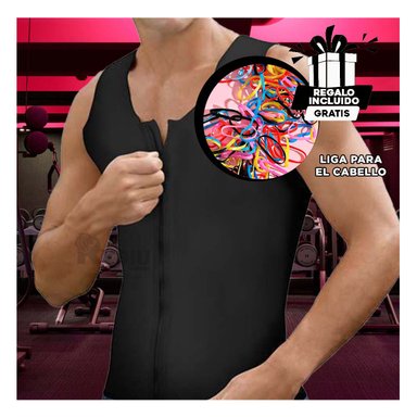 FAJA HOMBRE RYBIU NEGRO DE30530 CROSSFIT UTIL EN XL  + REGALO LIGAS PEINAR