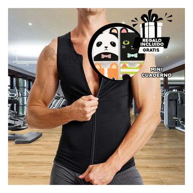 CHAQUETA HOMBRE RYBIU NEGRO DE30530 TERMICA EN XL  + GIFT MINIAGENDA