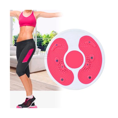 BASE FIT RYBIU DE30590 GIRATORIA ROSADO + REGALO LIGAS PEINAR