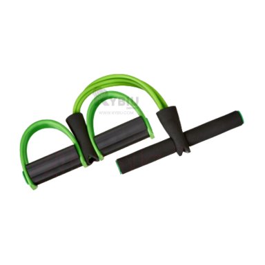 ELÁSTICO RYBIU DE30591 VERSATIL PILATES VERDE Y NEGRO + LIGAS DE REGALO