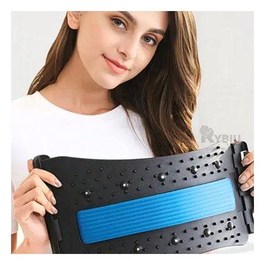 MASAJEADOR RYBIU DE30604 LARGO 39CM APARATO USAR CINTURA AZUL + REGALO AGENDITA