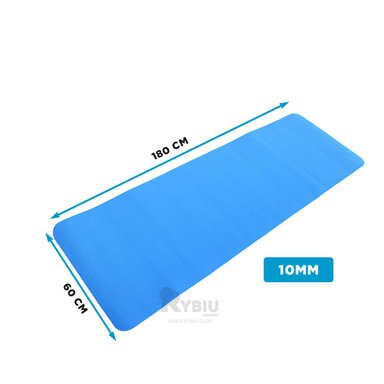ALFOMBRA RYBIU DE30607 10MM YOGA CELESTE + REGALO LIGAS PEINAR