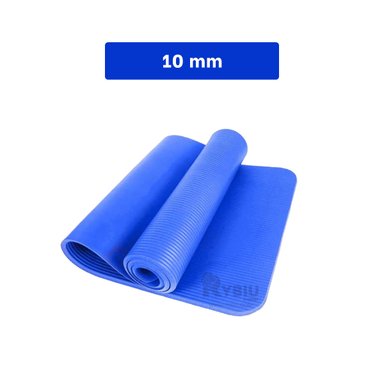 MAT RYBIU DE30606 10MM YOGA AZUL + REGALO LIGAS PEINAR